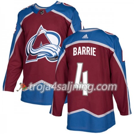 Colorado Avalanche tröja Tyson Barrie 4 Adidas 2017-2018 Burgundy Röd Authentic - NHL Tröjor Herr Colorado Avalanche tröja Tyson Barrie 4 Adidas 2017-2018 Burgundy Röd Authentic - NHL Tröjor Herr
